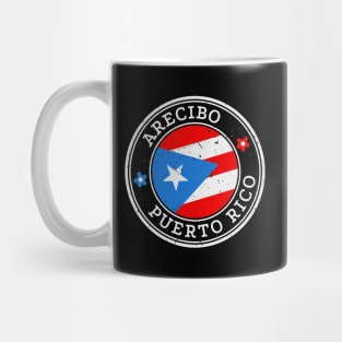 Arecibo Puerto Rico Puerto Rican Pride Flag Mug